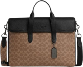 Pc laptop Coach Sullivan Portfolio Brief In Signature Canvas - Multi