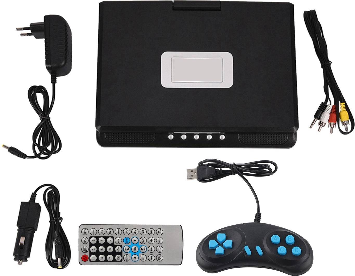 Portable dvd player Rotatable 9 Inch Portable LCD Widescreen DVD Video Player