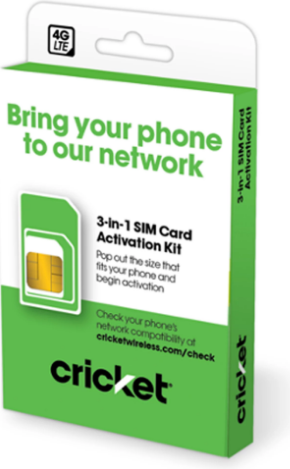 Cricket Small Sim Kit