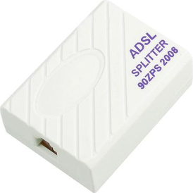ADSL Modem 1 To 2 RJ11 6P2C Splitter Filter