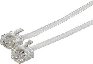 RCA TP210WHRV 7 ft Rounded Phone Line Cord