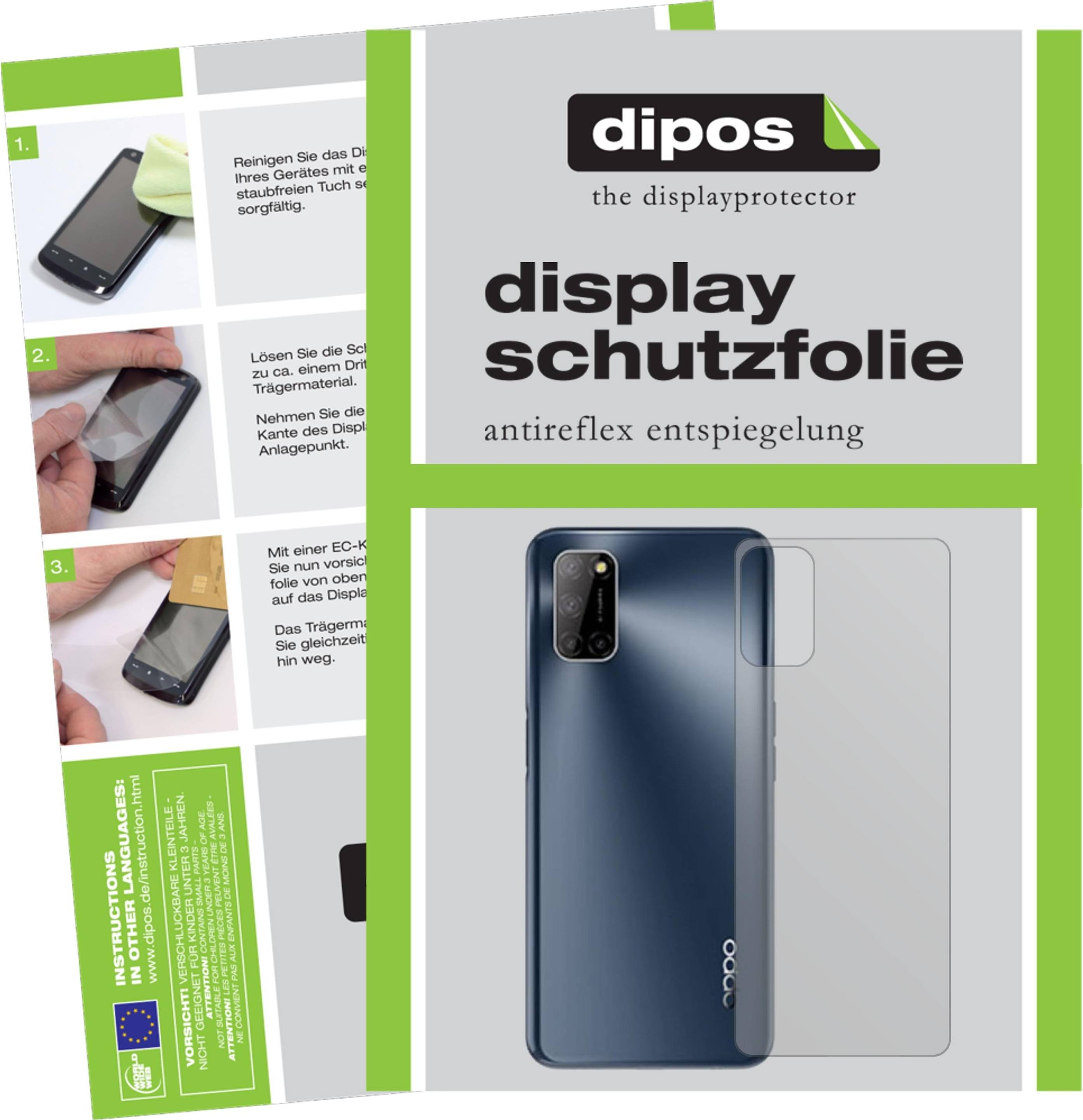 Dipos 5x Screen Protector Oppo A52 Back Protection