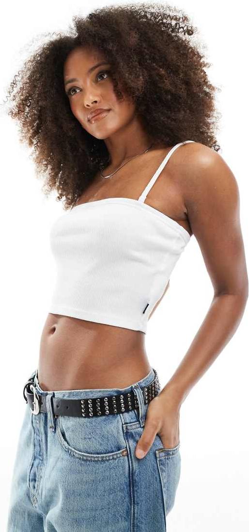 Tube top Vans Drew Rib Tube Top - White