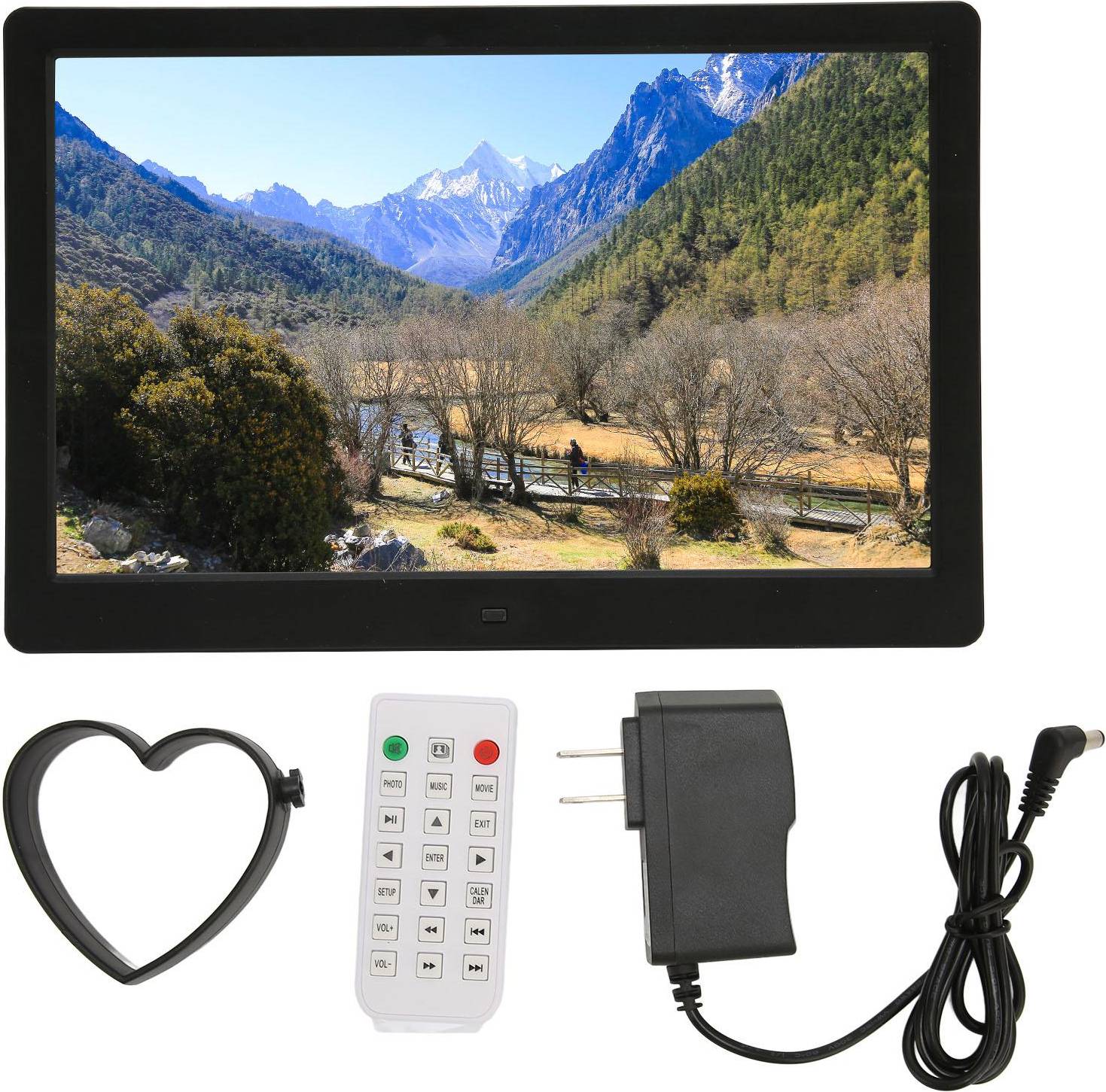 Digital photo frame Digital Photo Frame 13 Inch HD Screen Built in Calendar Clock
