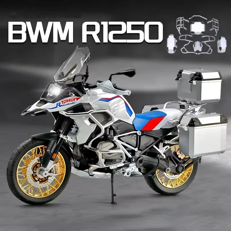 Maxpower BMW R1250 GS Water Bird Motorcycle Simulation Alloy Model Toy