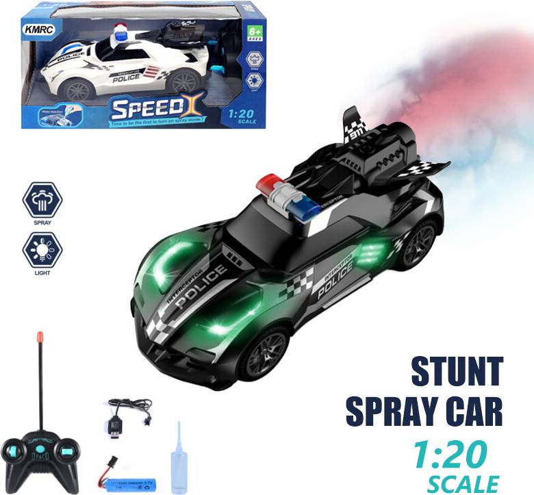 Mini rc car Maxpower Mini RC Car Remote Control Drift Spray Racing with Light
