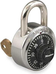 Master combination lock Master Lock Combination Padlock Front 1 Dial SS