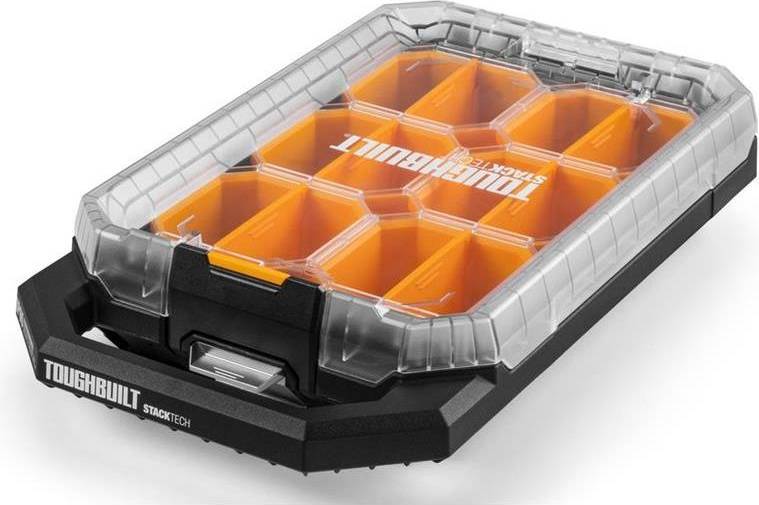 Stacktech Black Orange Compact Low Profile Organiser
