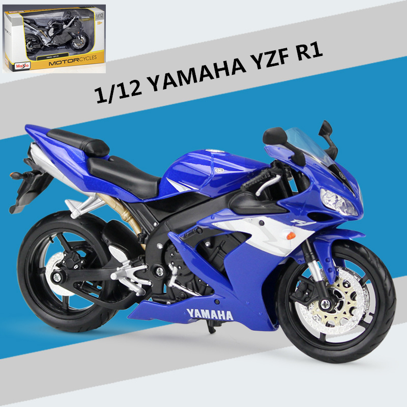 Maxpower Maisto 2021 YAMAHA YZF-R1 Alloy Racing Motorcycle Model