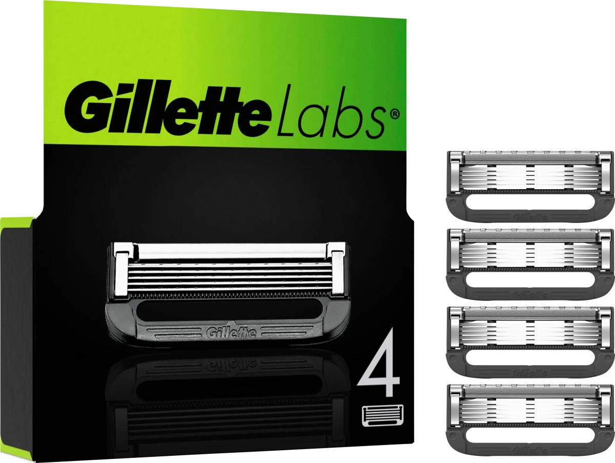 Gillette labs Gillette Rasierklingen Labs 4-tlg.