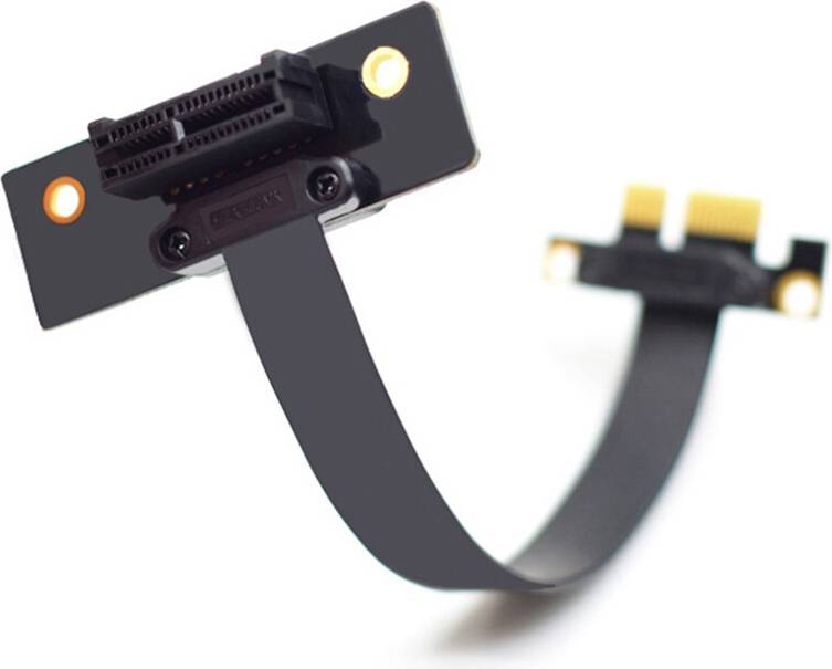 Tauoh PCIe Riser PCI-E Express Card X1 Extension Cable 20 cm