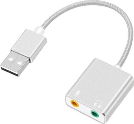 Lux-Case Universal USB Audio Adapter External Sound Card