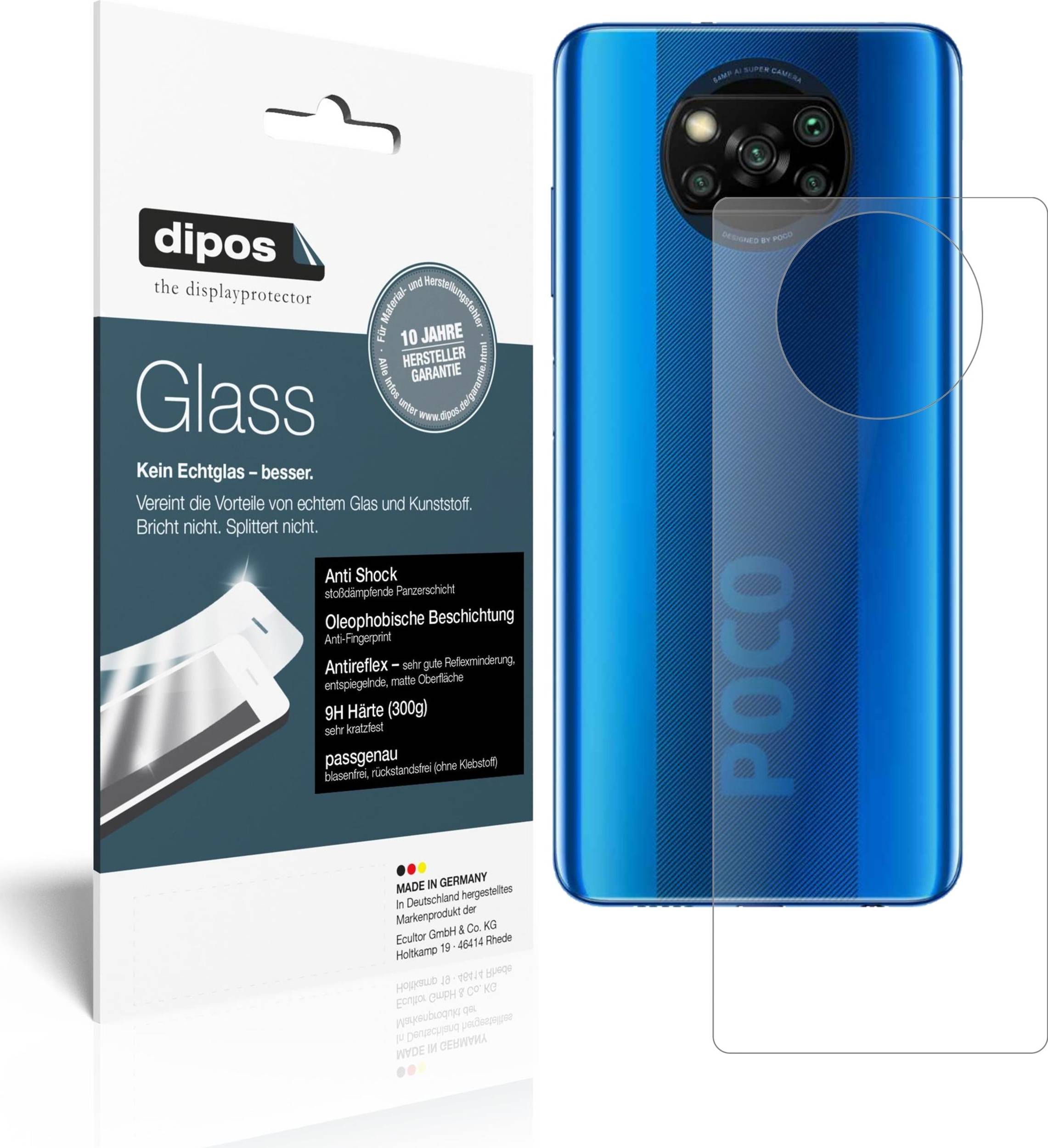 Dipos Poco X3 NFC Back Matte Screen Protector