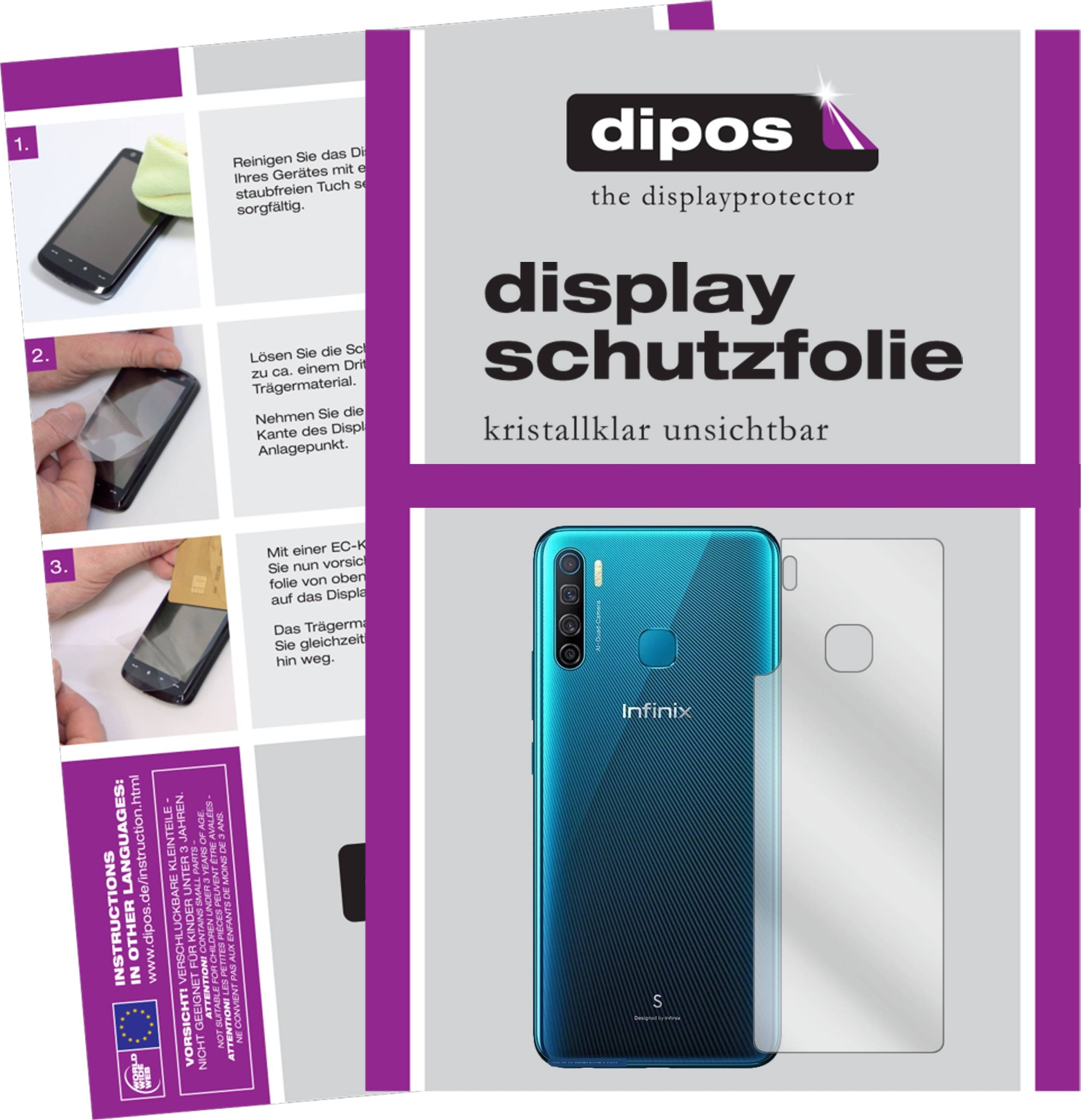 Dipos 5x Screen Protector Infinix S5 Back Crystal
