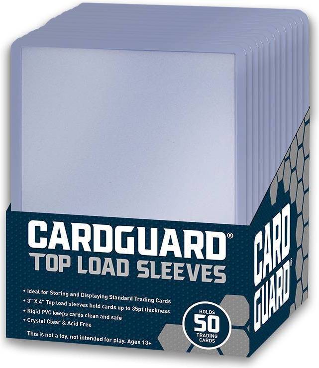 CardGuard Top Loader Card Sleeves 50 Count