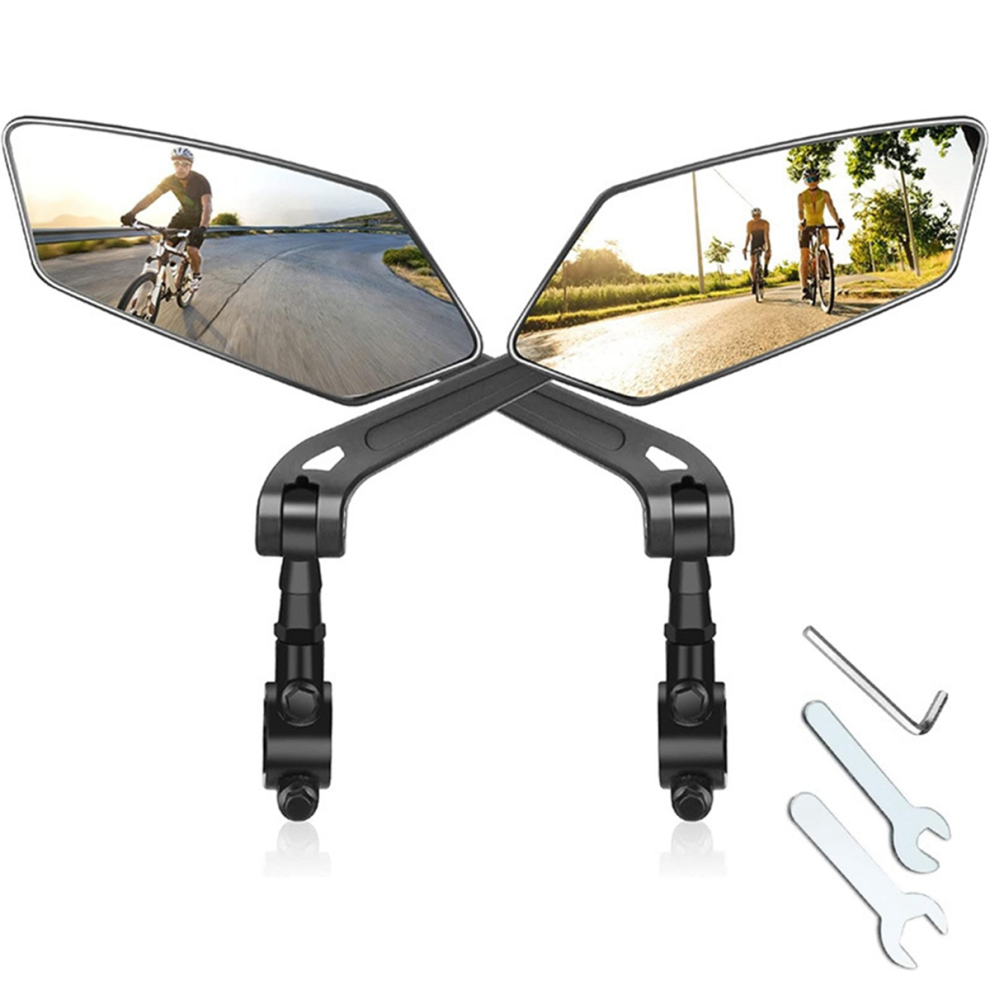 Melitt Bicycle Rearview Mirror 360 Degree Rotation Adjustment