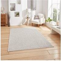 Think Rugs Boucle Multi Textured Pile Rug 120 x 170 White, Green cm