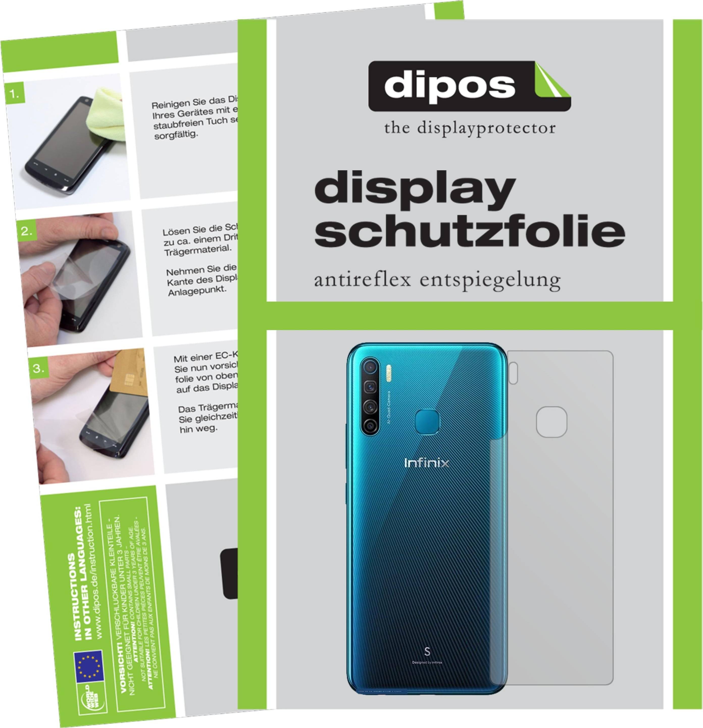 Dipos 5x Screen Protector Infinix S5 Back