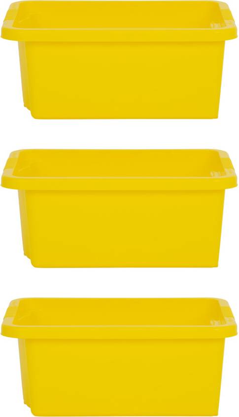 Wham Stack & Store Yellow 16 qt Storage Box