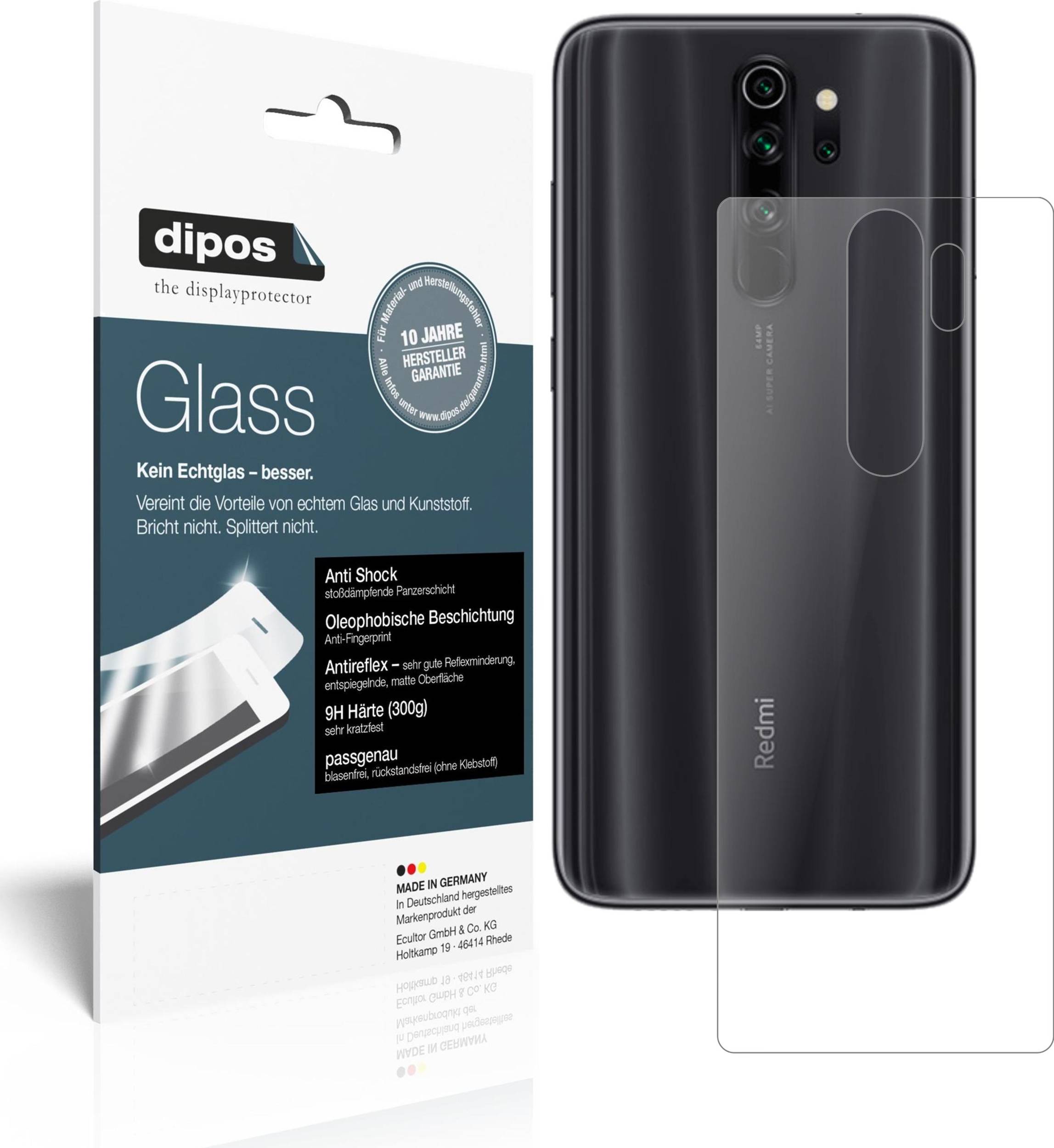 Dipos Screen Protector Redmi Note 8 Pro Back Matte 9H