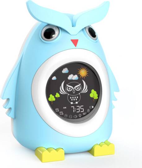 Dsport F11 Cartoon Eagle Shape LED Color Light Alarm Clock