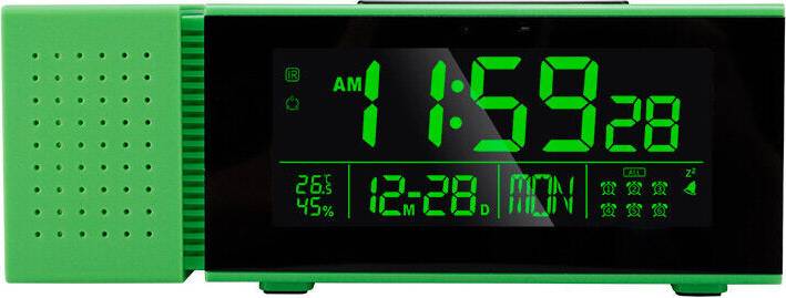 Greenzech Green Multi-function Sound And Light Digital Alarm Clock