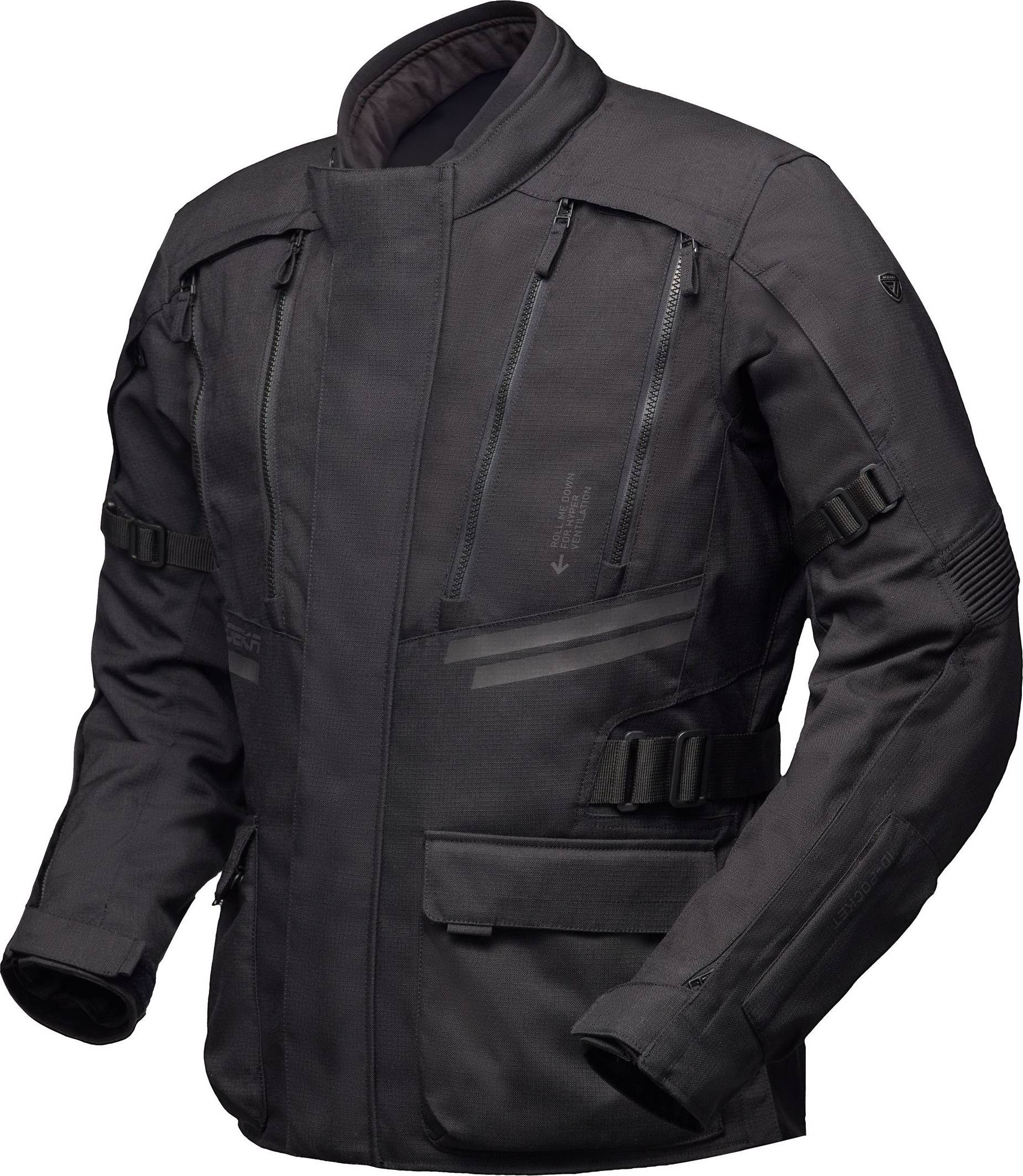 Modeka Lucano Textile Jacket Waterproof - Black