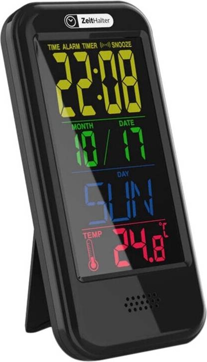 Digital clock Greenzech LCD Color Screen Digital Clock
