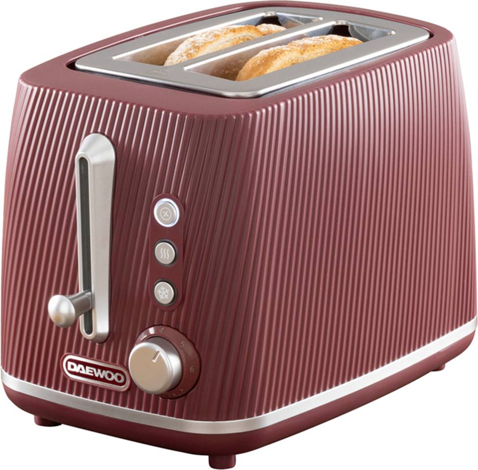Cascade Ruby Textured 2 Slice Toaster SDA2778