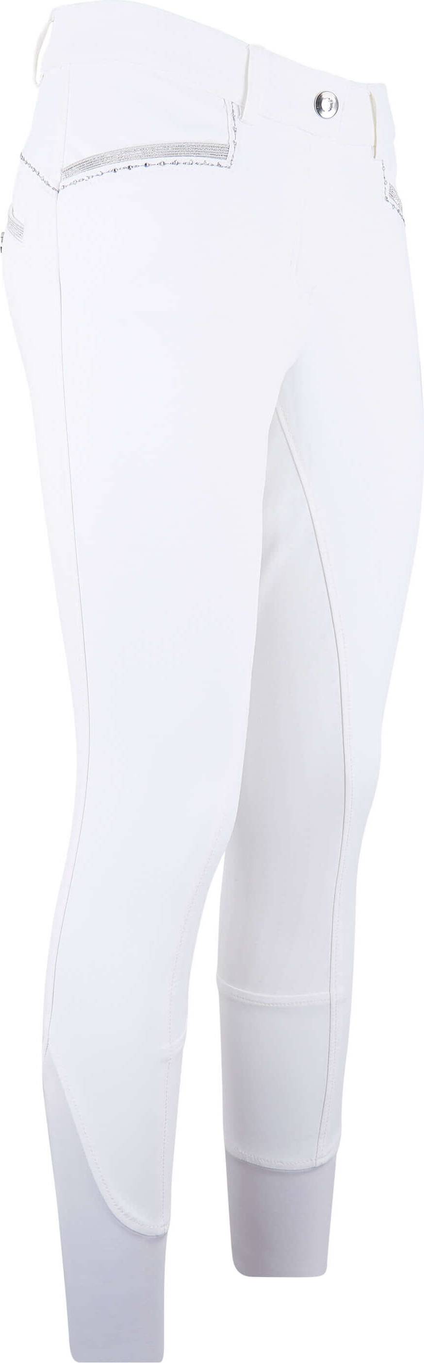 Easy Rider Full Grip Riding Pants Carice - Blanc
