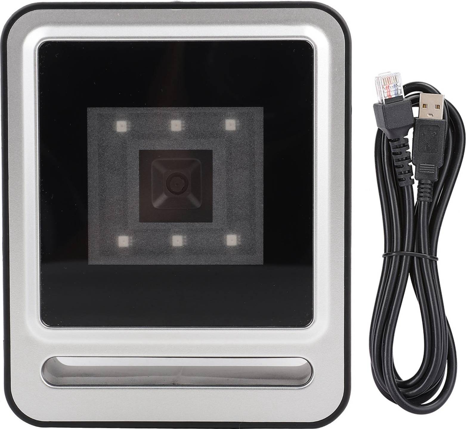 Handsfree Honor Fixed Barcode Scanner 1D QR 2D HandsFree Desktop Bar Code Reader with USB Cable LED Light