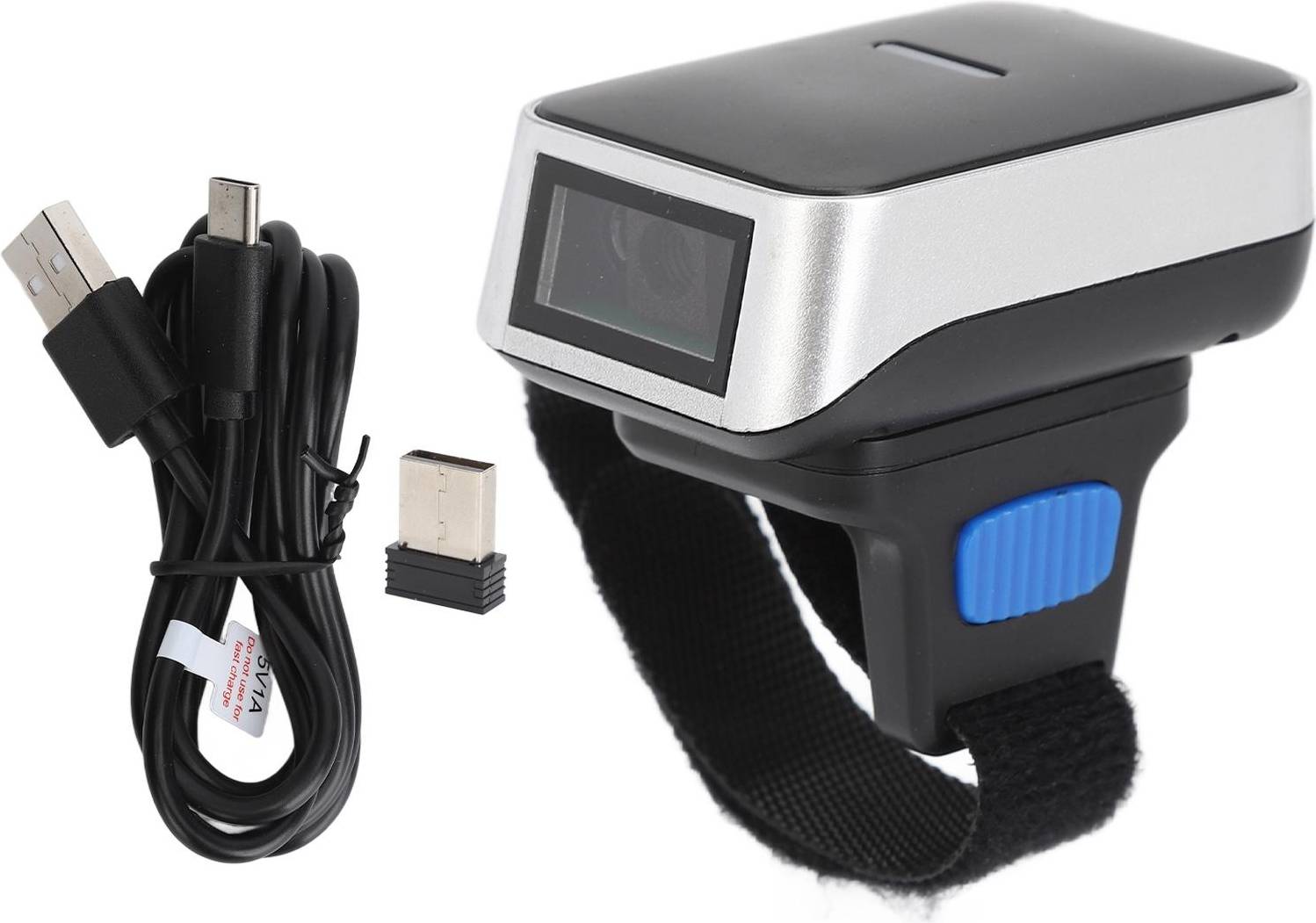 Handheld Scanner Anello Codici Barre Wireless Rotabile