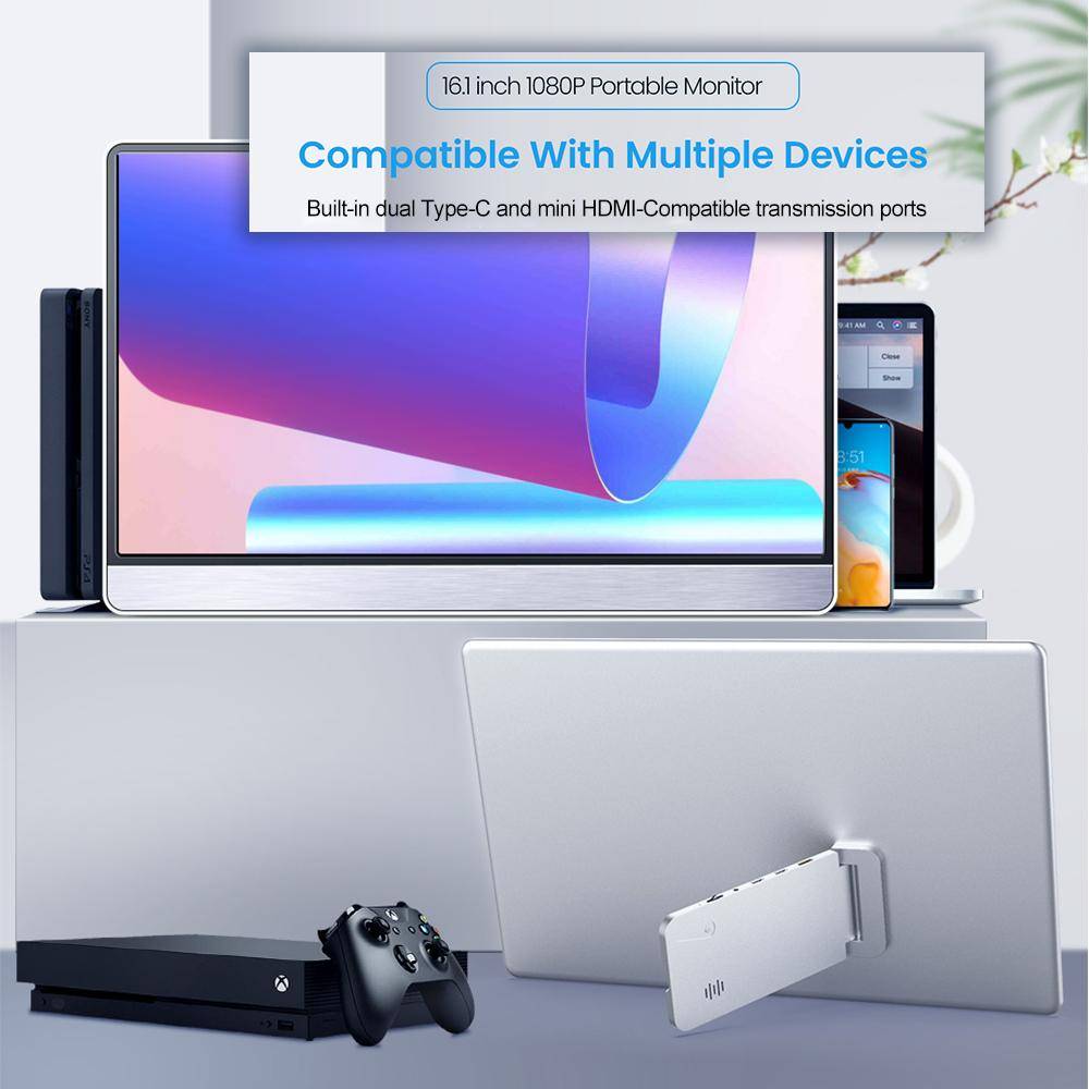 16.1 Inch Portable FHD 1080P IPS Monitor