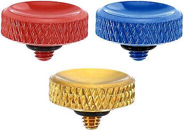 Uxcell Camera Shutter Button 3pcs Red Golden Blue