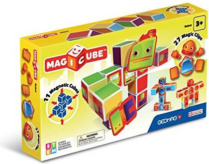 Geomag 142 Magicube Robots Building Set