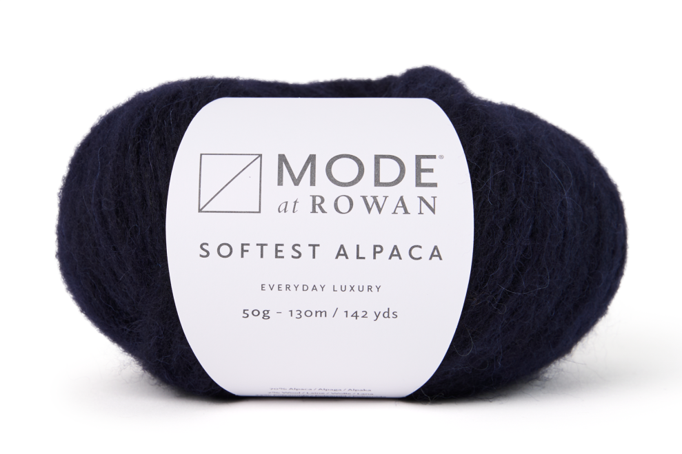Alpaca Rowan Mode Softest Alpaca Midnight
