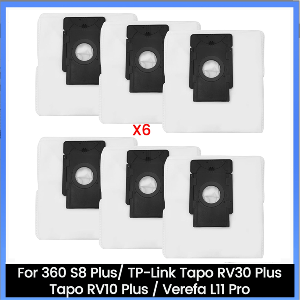 Saudism 6pcs Dust Bags for 360 S8 Plus RV30 Plus RV10 Plus