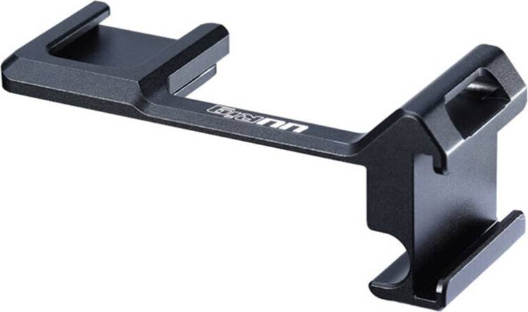 ChaoChuang R032 Dual Cold Shoe Mount Bracket Extend Holder Support for Microphone LED Video Light A6