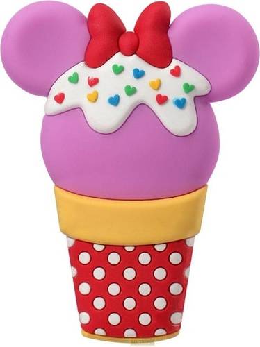 Monogram Minnie Mouse Ice Cream PVC Magnet - Multicolor