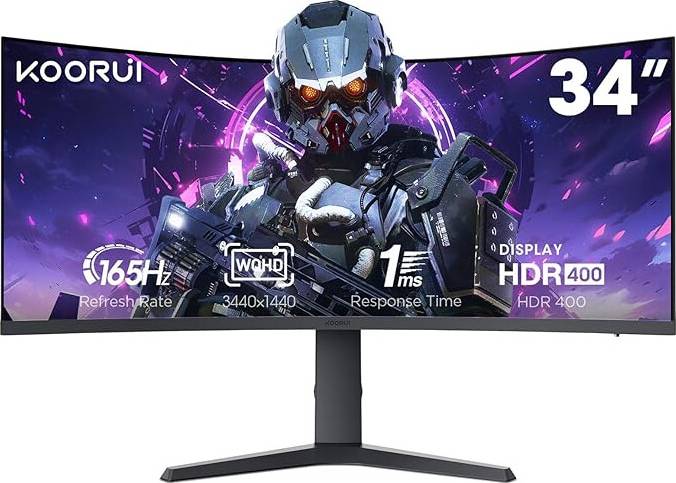Koorui 34 Inch Curved Monitor