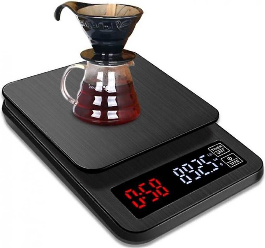 HKHBJS Mini Lcd Digital Electronic Drip Coffee Scale With Timer