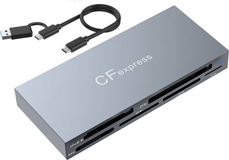 Tlily 6-In-1 CFexpressB Card Reader USB 3.2