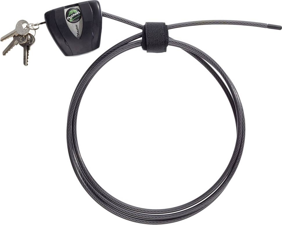 Master Lock 1.8m Long x 5mm Diameter Python Adjustable Locking Cable