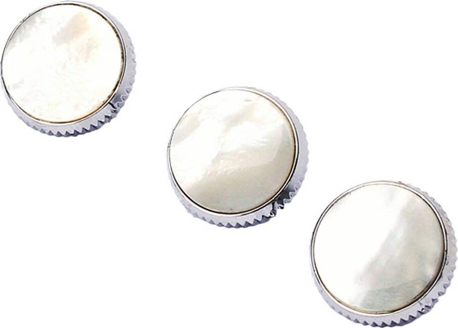 Liyafy Beige Shell Inlay Trumpet Finger Buttons 3 Pcs