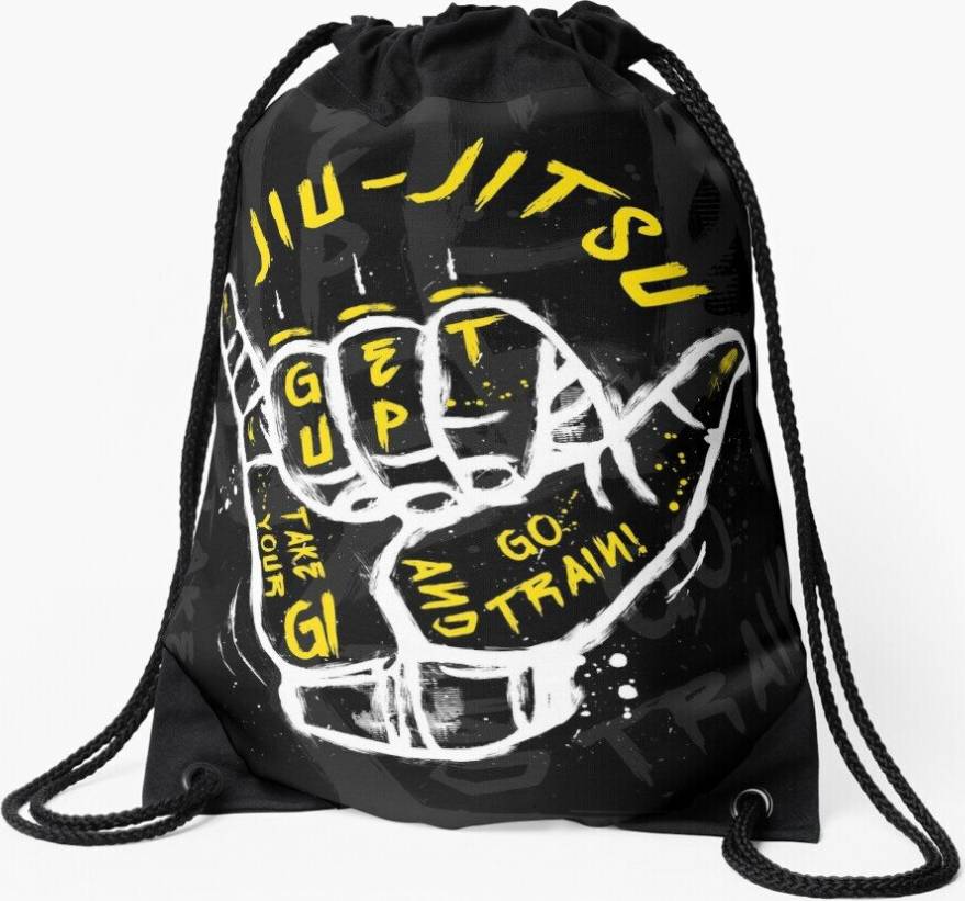Jiu jitsu Famgem Drawstring Bag Jiu-jitsu - Go Train
