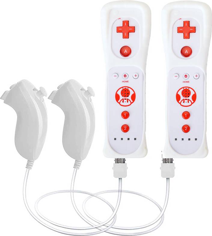 Maxpower White Blue 2 Set Controller for Wii Remote Controller