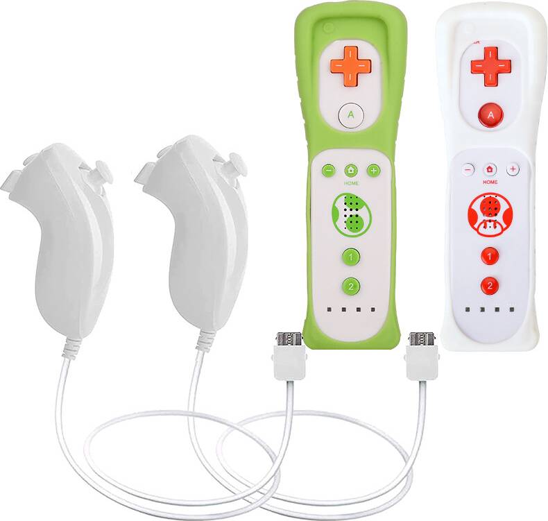 Maxpower Green Red 2 Set Controller for Wii Remote Controller