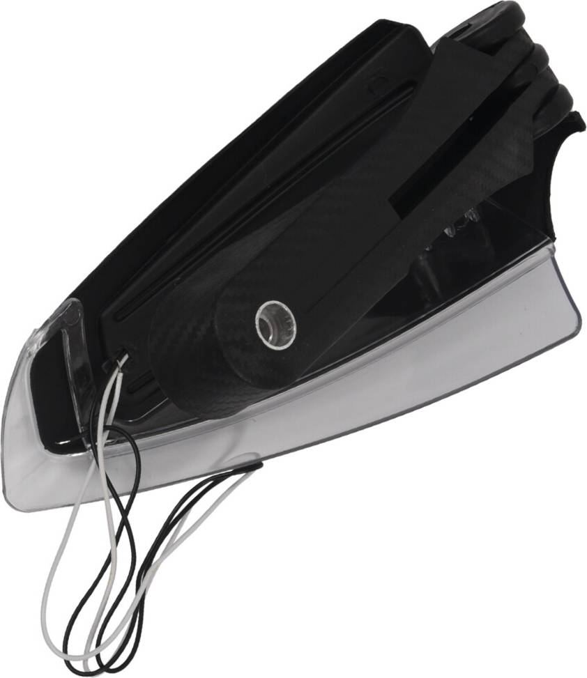 Spactz Motorcycle Handlebar Hand Protector With Led Light - Universal