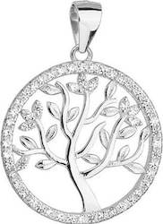 Evolution Group Silver Tree Life Pendant