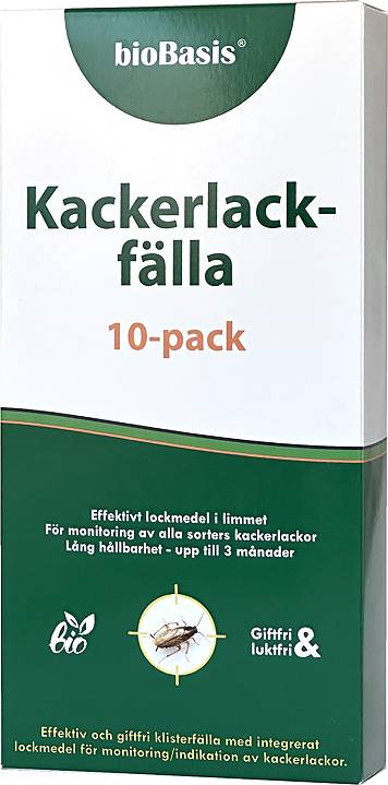 Biobasis Kackerlackfälla 10-pack